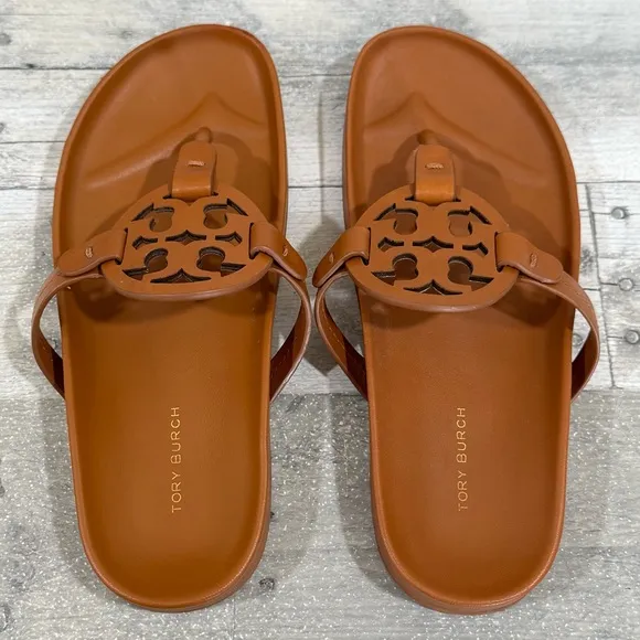 TORY BURCH MILLER CLOUD WOMENS SANDALS - MIELE / MIELE  SIZE - 7 .US