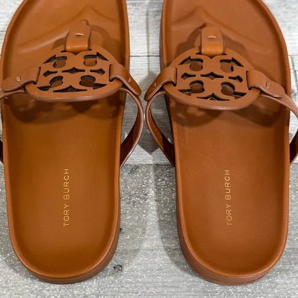 TORY BURCH MILLER CLOUD WOMENS SANDALS - MIELE / MIELE  SIZE - 7 .US