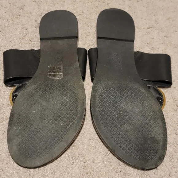 Tory Burch Patos Disc Sandal Black Size 8