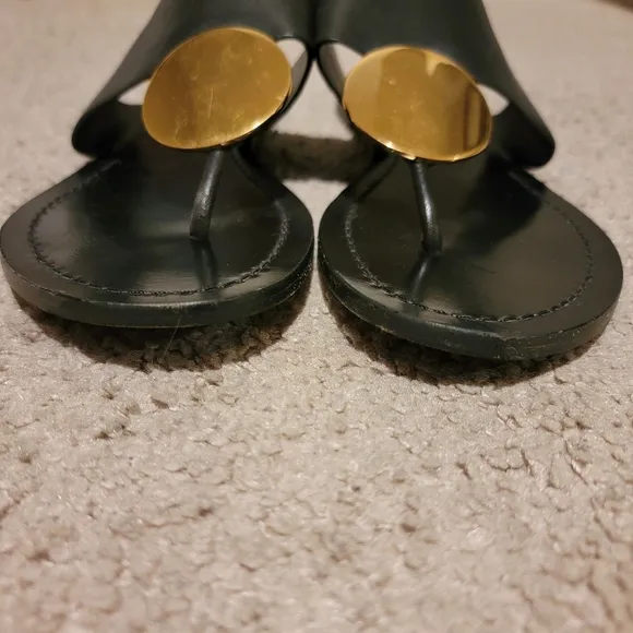 Tory Burch Patos Disc Sandal Black Size 8