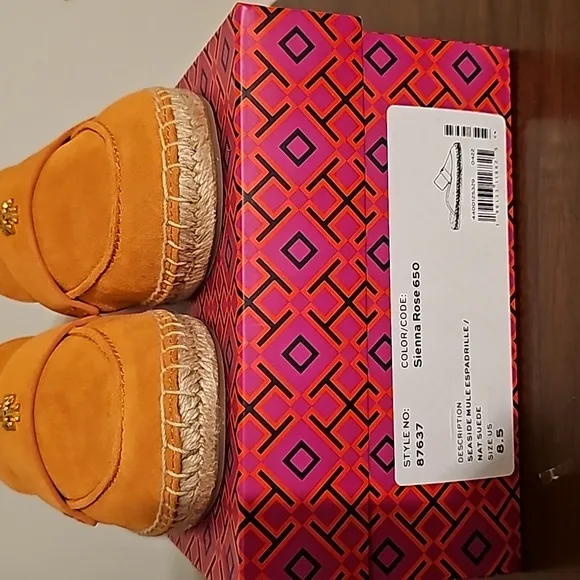 Tory Burch - Seaside suede mule espadrilles - 8.5