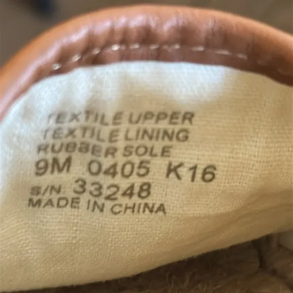 Tory Burch Shaw Tan and Cream Espadrilles Size 9