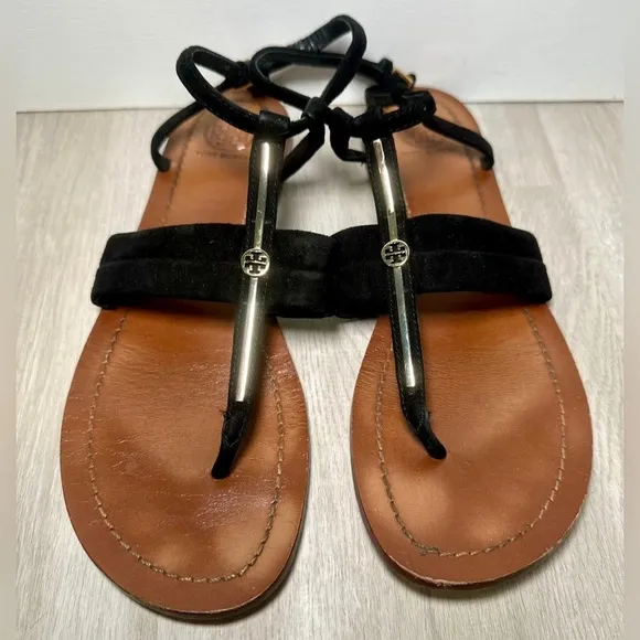 Tory Burch T Logo Thong Sandals 7.5