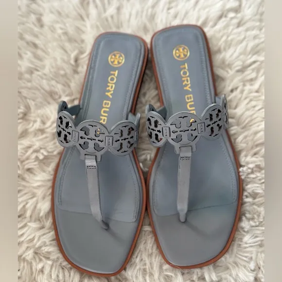 Tory Burch Tiny Miller Thong Sandals cloud blue