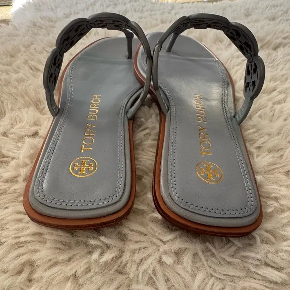 Tory Burch Tiny Miller Thong Sandals cloud blue