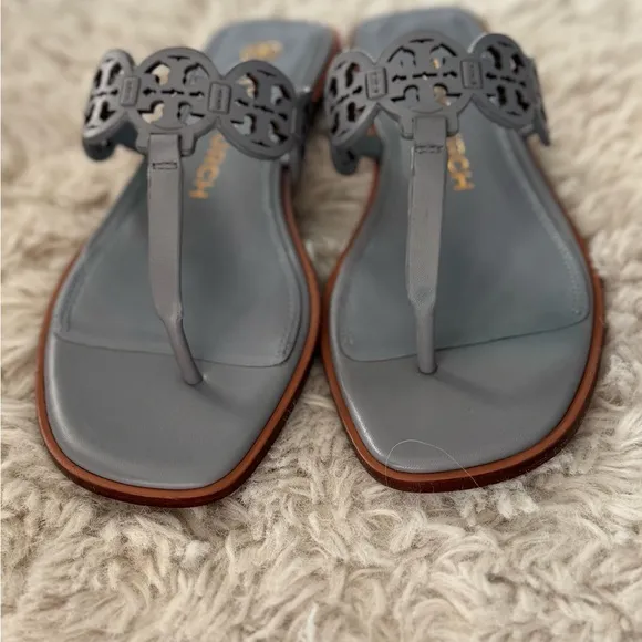 Tory Burch Tiny Miller Thong Sandals cloud blue