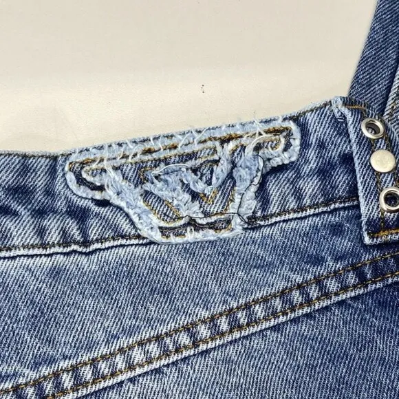 Trendt Vision Men's Jeans Blue Size M Baggy Whisker Wash Denim NWT