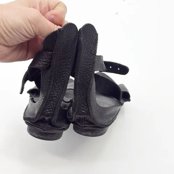 Trippen Coil F Sandal In Waw Black Gladiator Leather Germany Made Size 9.5 41
