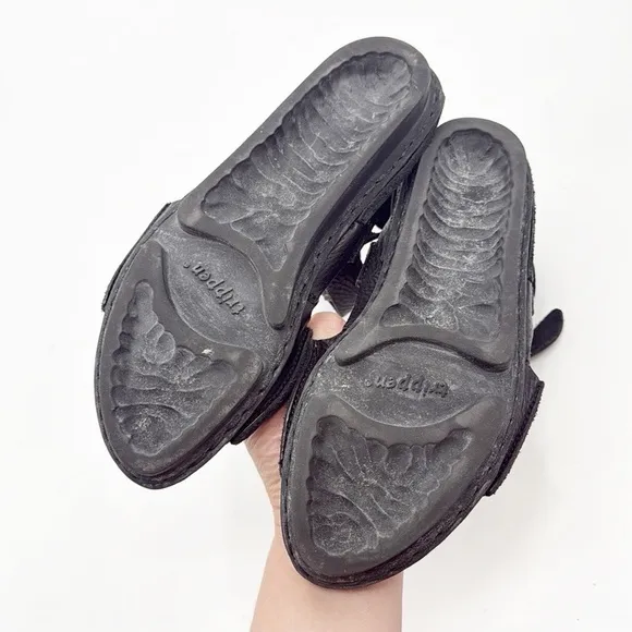 Trippen Coil F Sandal In Waw Black Gladiator Leather Germany Made Size 9.5 41