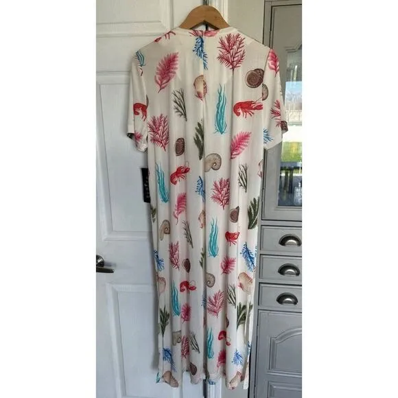 TUCKERNUCK Bahama Botanical Colette Dress Size Large NEW Beachy Resortwear