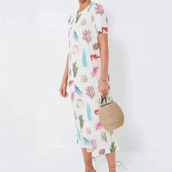TUCKERNUCK Bahama Botanical Colette Dress Size Large NEW Beachy Resortwear