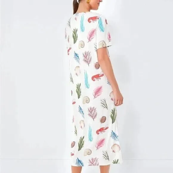 TUCKERNUCK Bahama Botanical Colette Dress Size Large NEW Beachy Resortwear