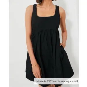 TUCKERNUCK Black Sleeveless Porto Dress