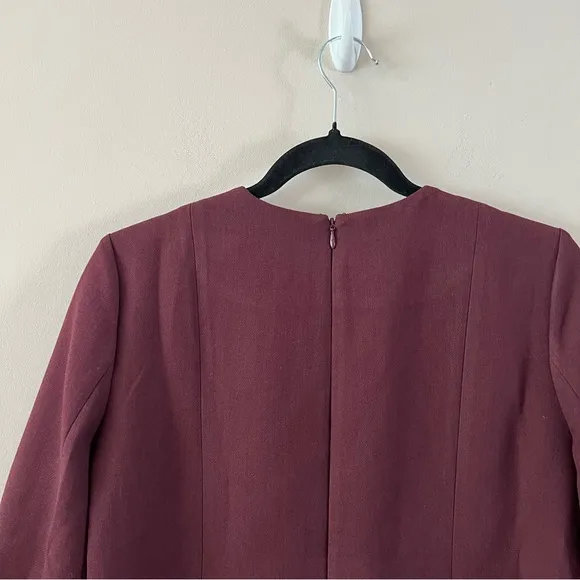 Tuckernuck Long sleeve griffiths a line dress Ladies xxl Merlot and sky blue