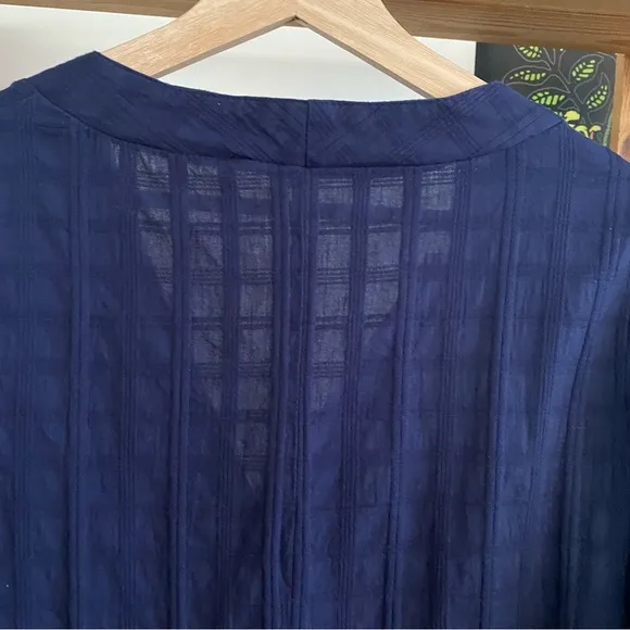 Tuckernuck Pomander Place Navy Blue Carolina Caftan Midi Dress