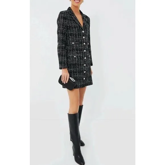 TUCKERNUCK Pomander Place NWT Black Tweed Stacie Dress NWT Size XL