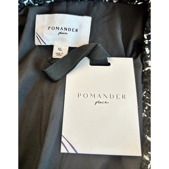 TUCKERNUCK Pomander Place NWT Black Tweed Stacie Dress NWT Size XL