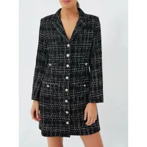 TUCKERNUCK Pomander Place NWT Black Tweed Stacie Dress NWT Size XL