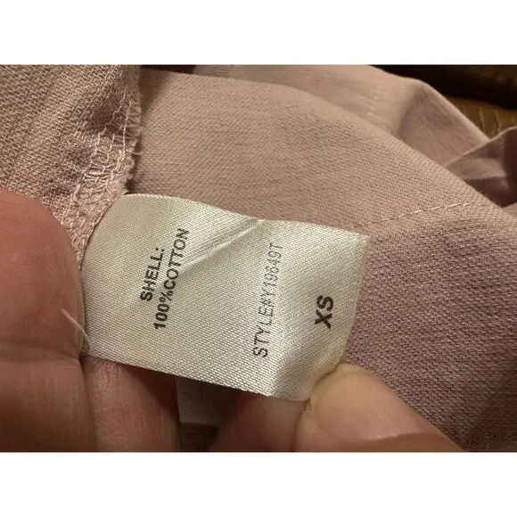 Tuckernuck Pomander Place Orchid Pink Finley Flutter Sleeve Cotton Mini Dress XS