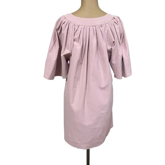 Tuckernuck Pomander Place Orchid Pink Finley Flutter Sleeve Cotton Mini Dress XS