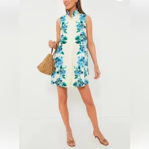 Tuckernuck Water's Edge Hydrangea Sleeveless Charlie Dress size large nwt new