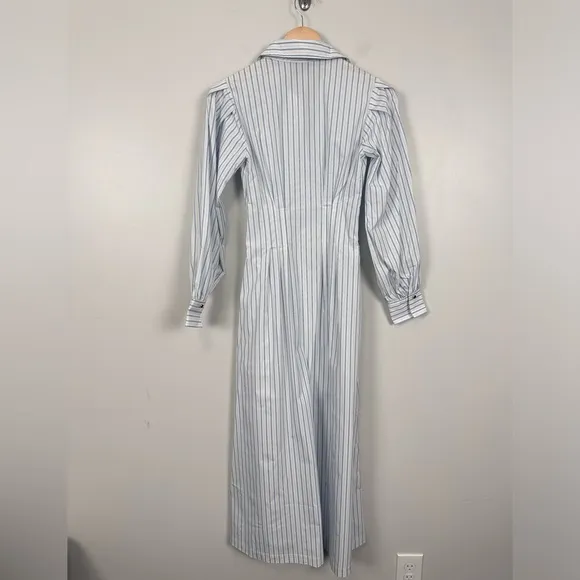 TUCKERNUCK White and Blue Stripe Corinne Dress