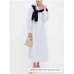 TUCKERNUCK White and Blue Stripe Corinne Dress