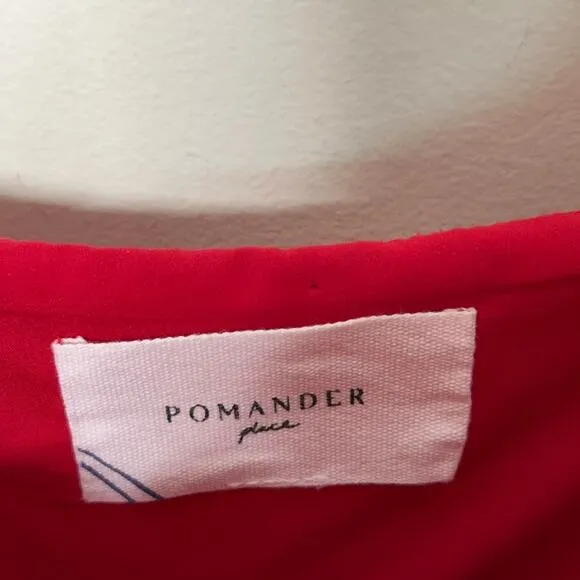 TUCKERNUCK x POMANDER PLACE Geneva Maxi Dress Red Sz L {W9}