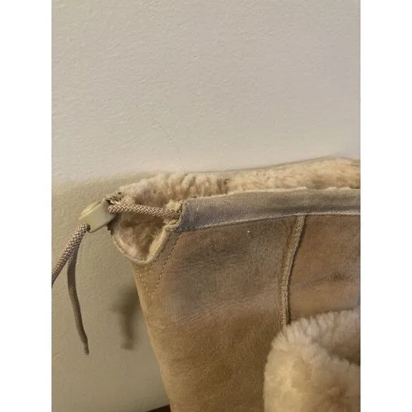 UGG Australia Boots Ultimate Tall‎ 5250 Suede Leather Shearling Tan Size 8