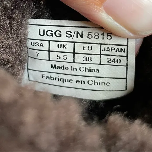 UGG Australia Classic Tall Brown Boots.  Size 7