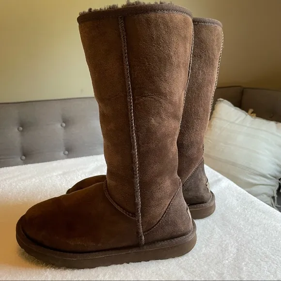 UGG Australia Classic Tall Brown Boots.  Size 7