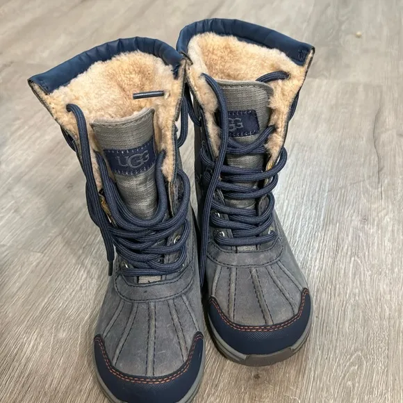 UGG Blue and Gray Winter Boots