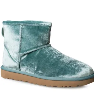 Ugg Boots Mini Atlantic Classic Velvet Shearling Cozy Comfort Slip‎ On Preppy
