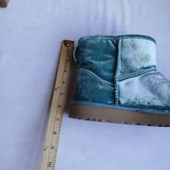 Ugg Boots Mini Atlantic Classic Velvet Shearling Cozy Comfort Slip‎ On Preppy