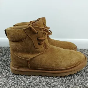 Ugg Boots Neumel Hiker Sherpa Fleece Lined Womens 8 Beige Tan 1112482