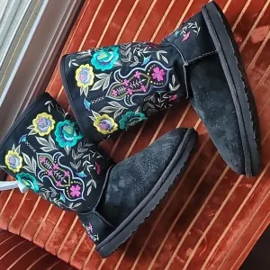 UGG Juliette Embroidered Boots