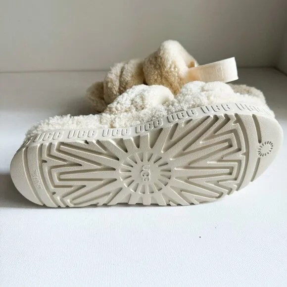 UGG OH Flufitta Sheepskin Platform Sandals 11