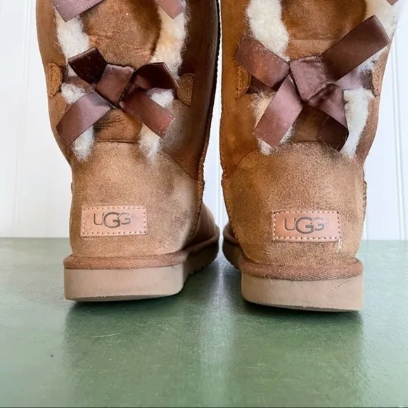 UGG Triple Button BAILEY Tall Fleece Lined Boots