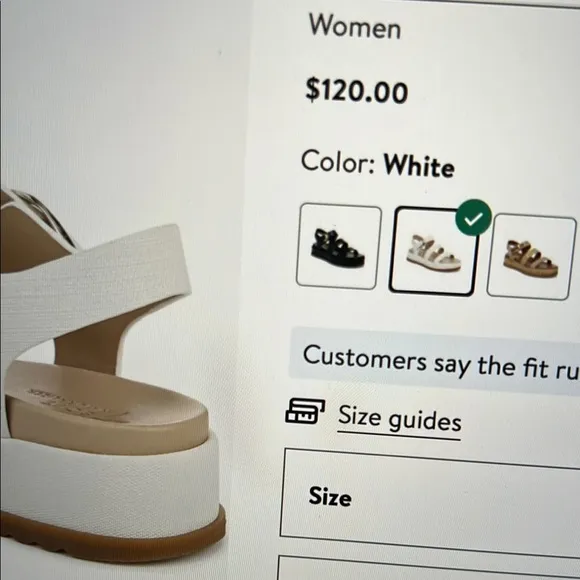 UGG White Chunky Platform Sandals