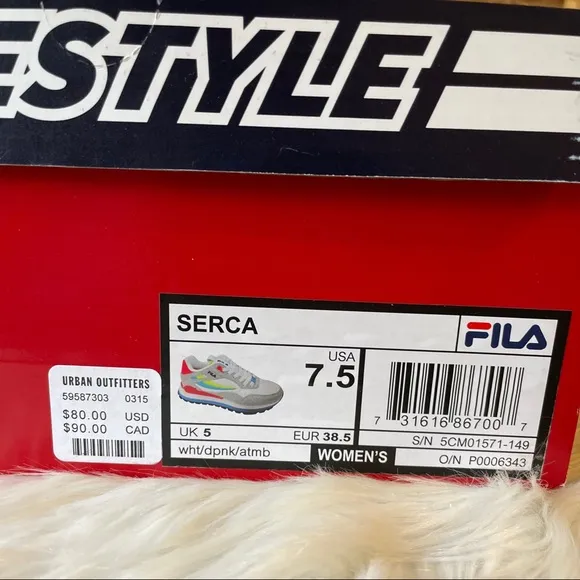 Urban Outfitters Fila Serca Sneaker RARE