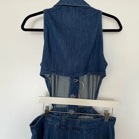 URBAN REVIVO SIZE 10/12 Women's Blue Denim Dress