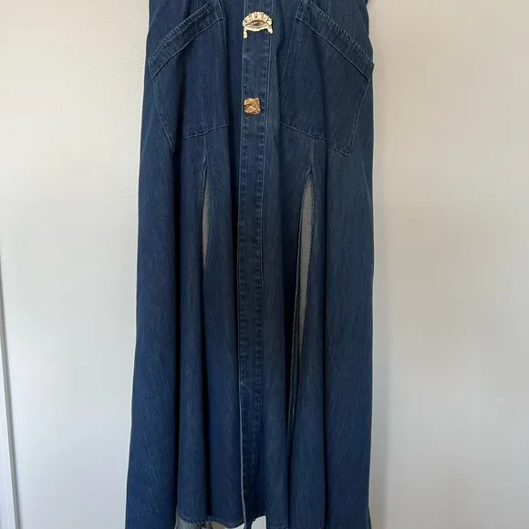 URBAN REVIVO SIZE 10/12 Women's Blue Denim Dress