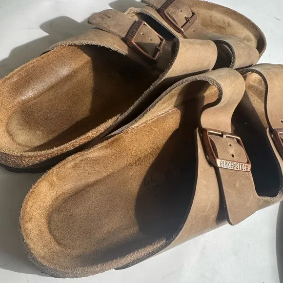 Used mens Birkenstock sandals double strap sz 44 11-11.5