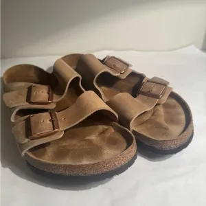 Used mens Birkenstock sandals double strap sz 44 11-11.5