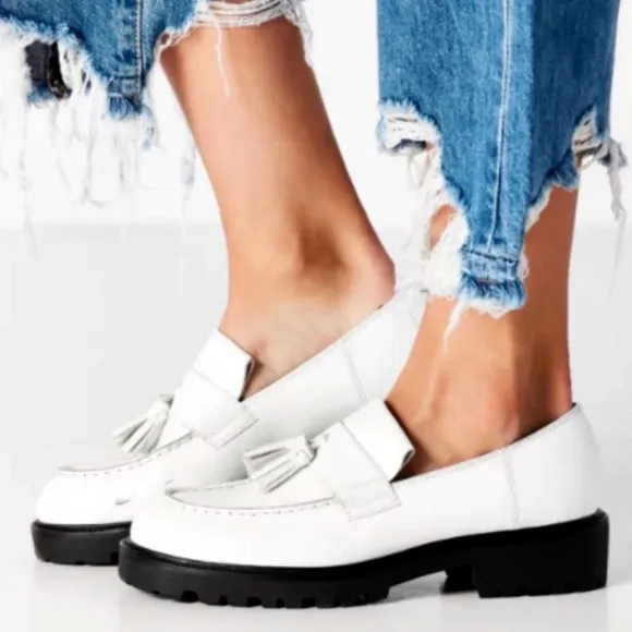 {Vagabond} Kenova Platform Tassel Loafers