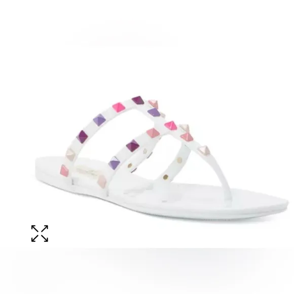 Valentino Garavani PVC Rockstud Thong Sandals