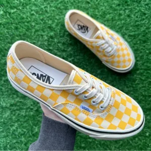 Vans Authentic 44 Dx Anaheim Factory Yellow Checkerboard