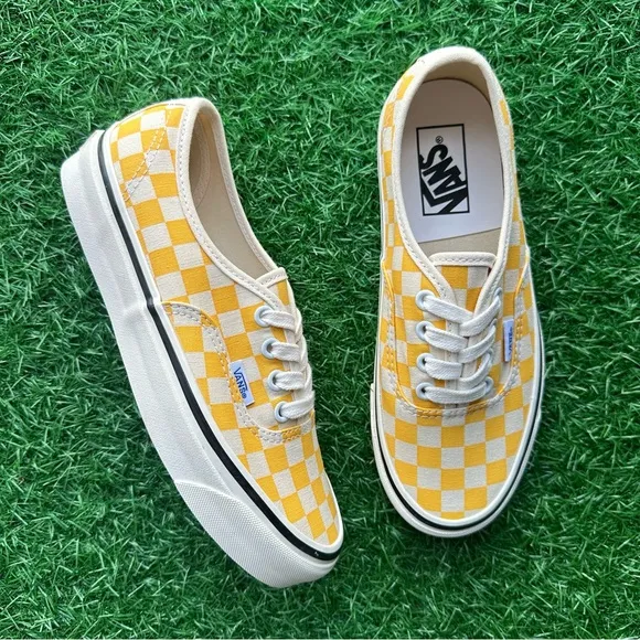 Vans Authentic 44 Dx Anaheim Factory Yellow Checkerboard