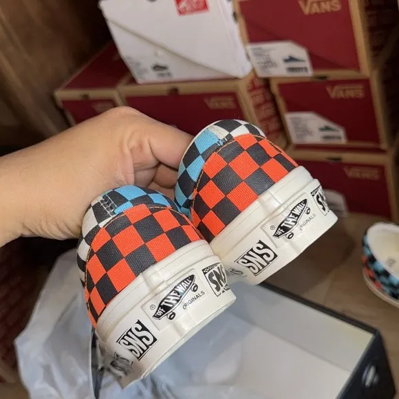 Vans Checkerboard Slip-On Sneakers