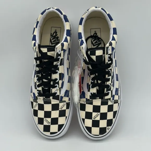 Vans Checkerboard Sneakers - Black and White